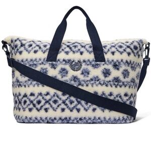Victoria’s Secret Blue and Cream Tote Bag